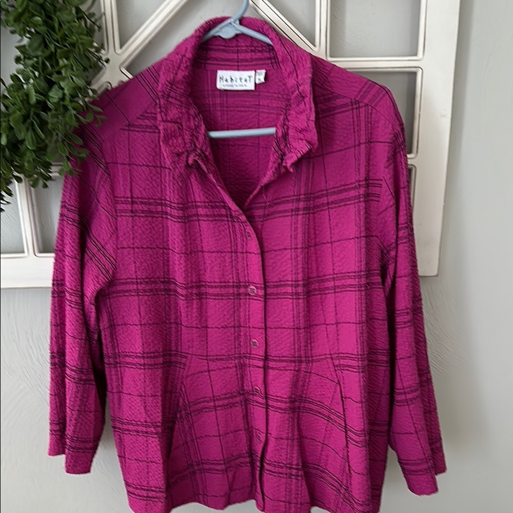 Habitat Women's Pink Plaid Top